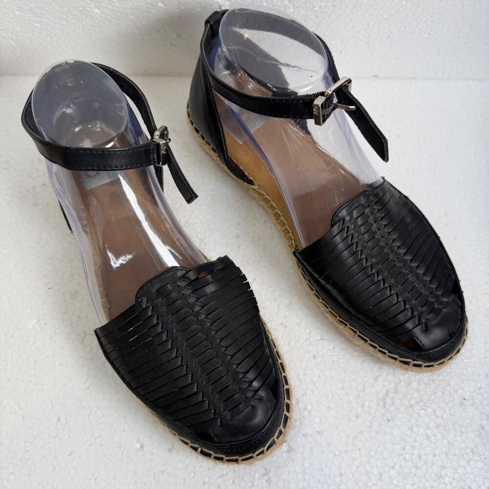 DV by Dolce Vita for Target Espadrille Strap Sandals Shoes Women's 8.5 Black